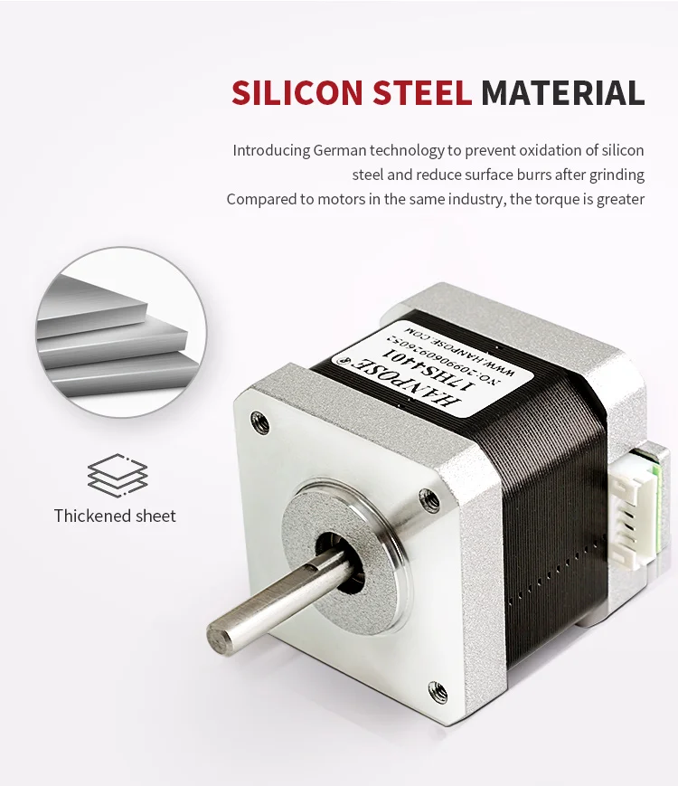 NEMA17 Stepper Motor 17HS4401x5PCS 1.5A 40N.cm Non-Captive 4-Lead for 3D Printer CNC Machine