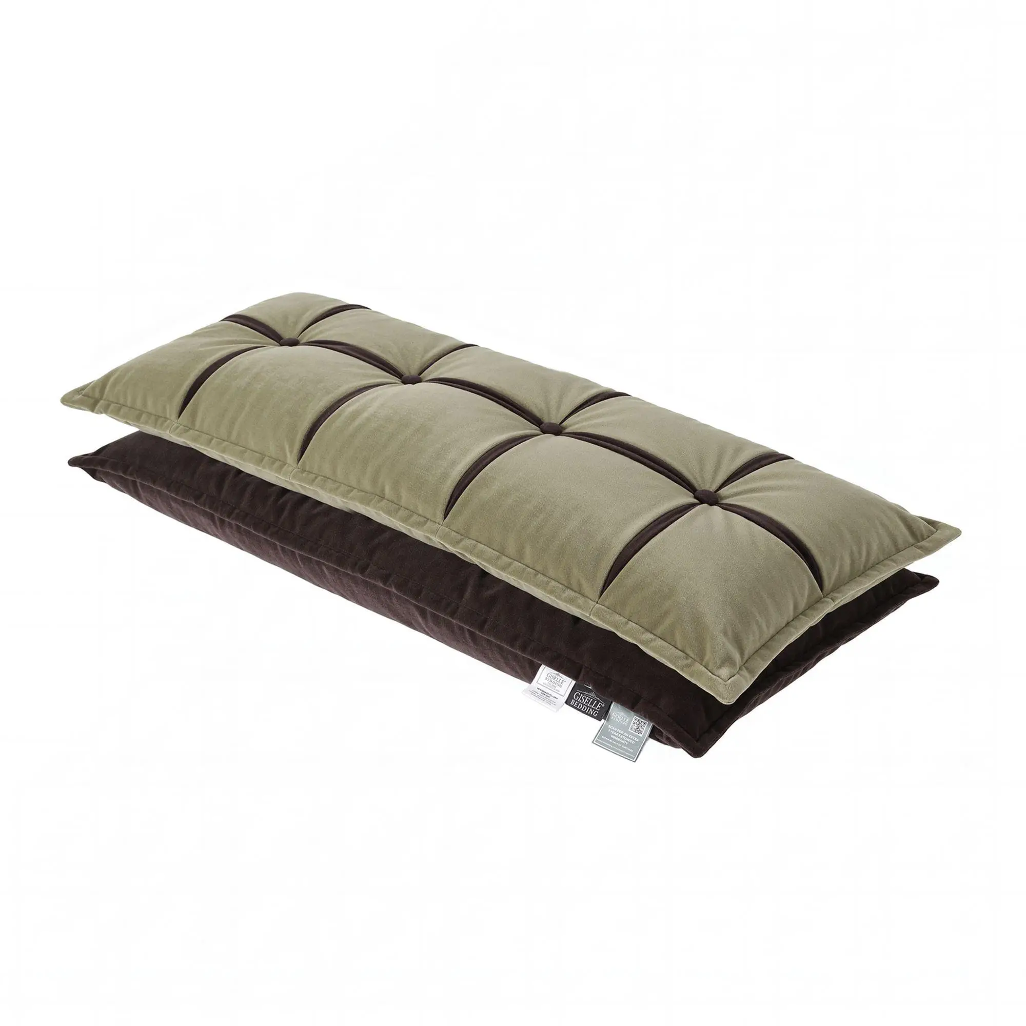 Double Layer Storage Wedge Reading Pillow Adjustable Filling Chenille Bed Rest Cushion for daybed Dorm and RV Double Size