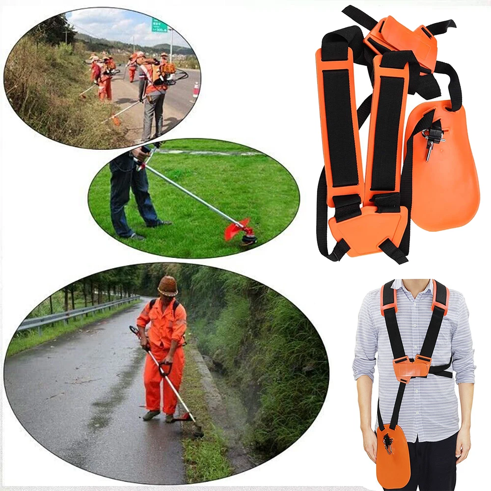 Universal Double Shoulder Strap Harness for Brushcutter Whipper Snipper Trimmers