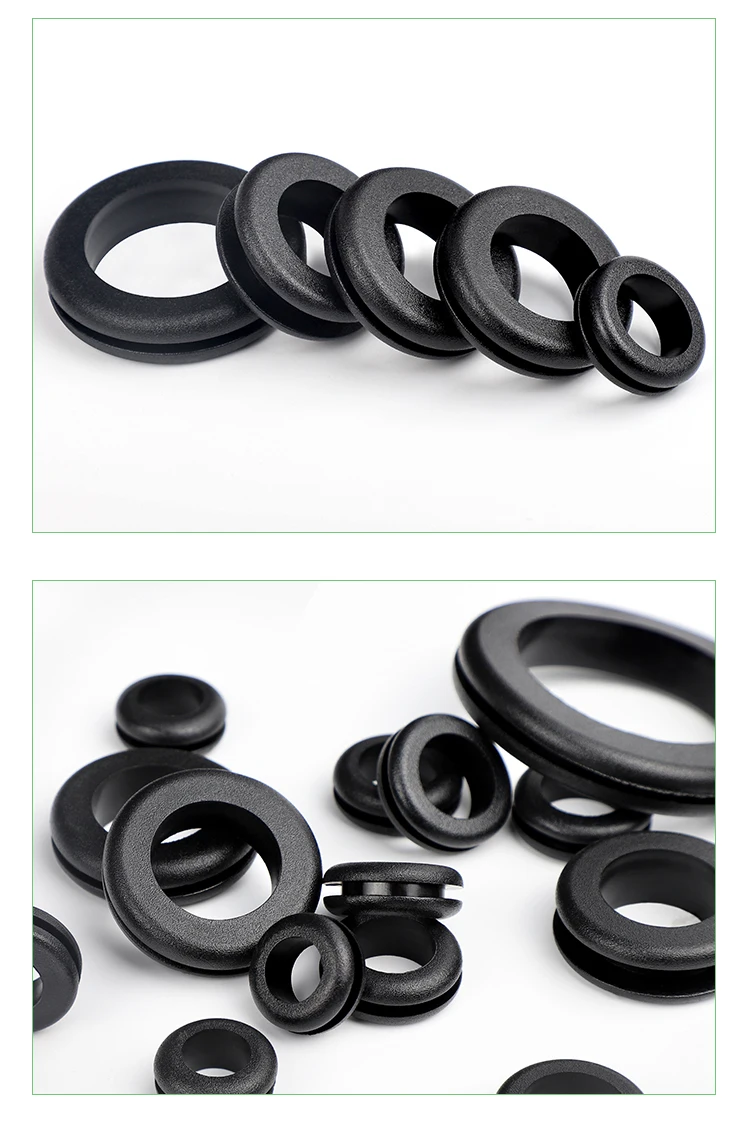 3~80mm Thickness Rubber Seal Ring Oil Sealing Grommet Gasket For Protects Wire Cable Hole Protection Ring Shim Washer Hardware