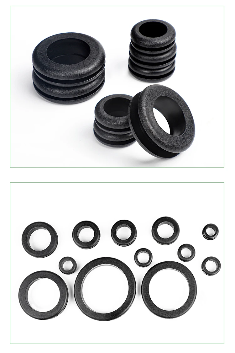 3~80mm Thickness Rubber Seal Ring Oil Sealing Grommet Gasket For Protects Wire Cable Hole Protection Ring Shim Washer Hardware
