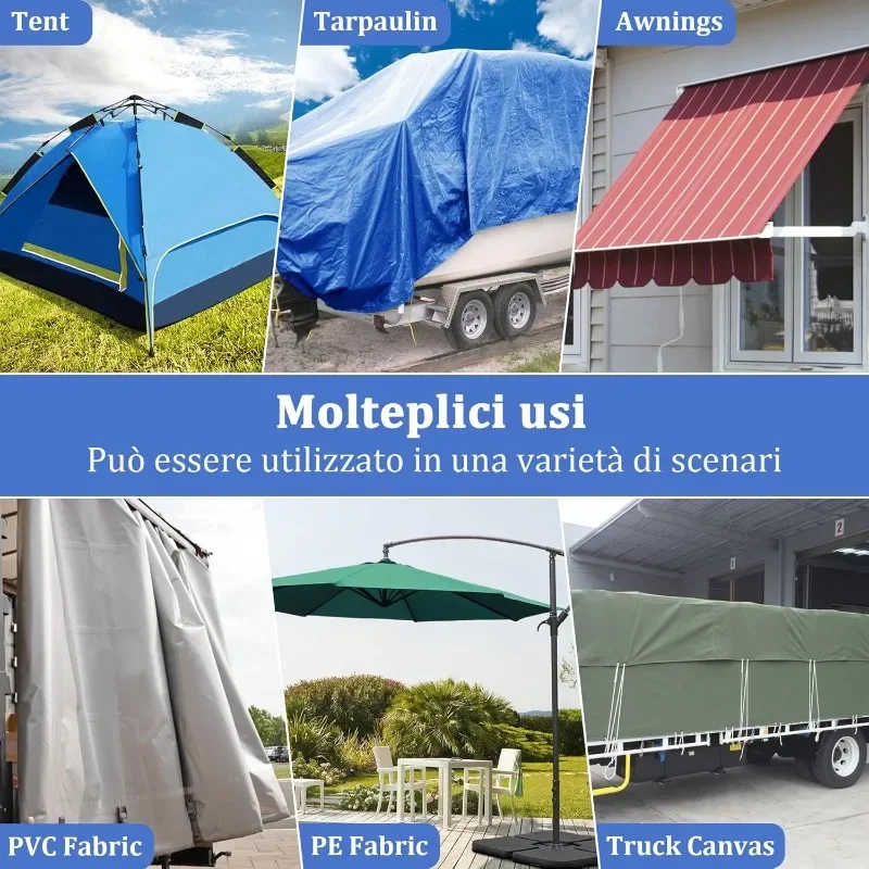 High Sticky Strong Tarpaulin Repair Tape Waterproof Self-Adhesive Tapes Patches Outdoor Truck Tent Cover Awning Tape for Camping