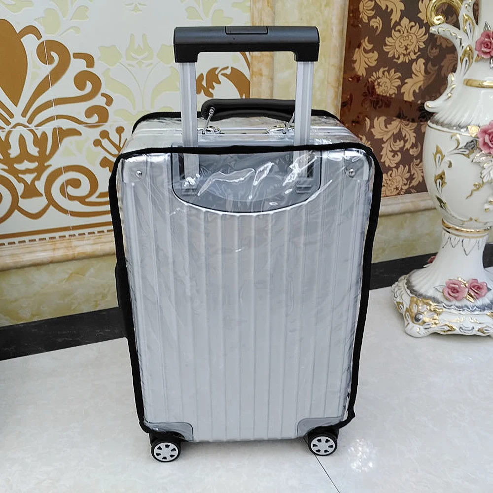 Full Transparent Luggage Protector Cover Waterproof PVC Trolley Suitcase Cover