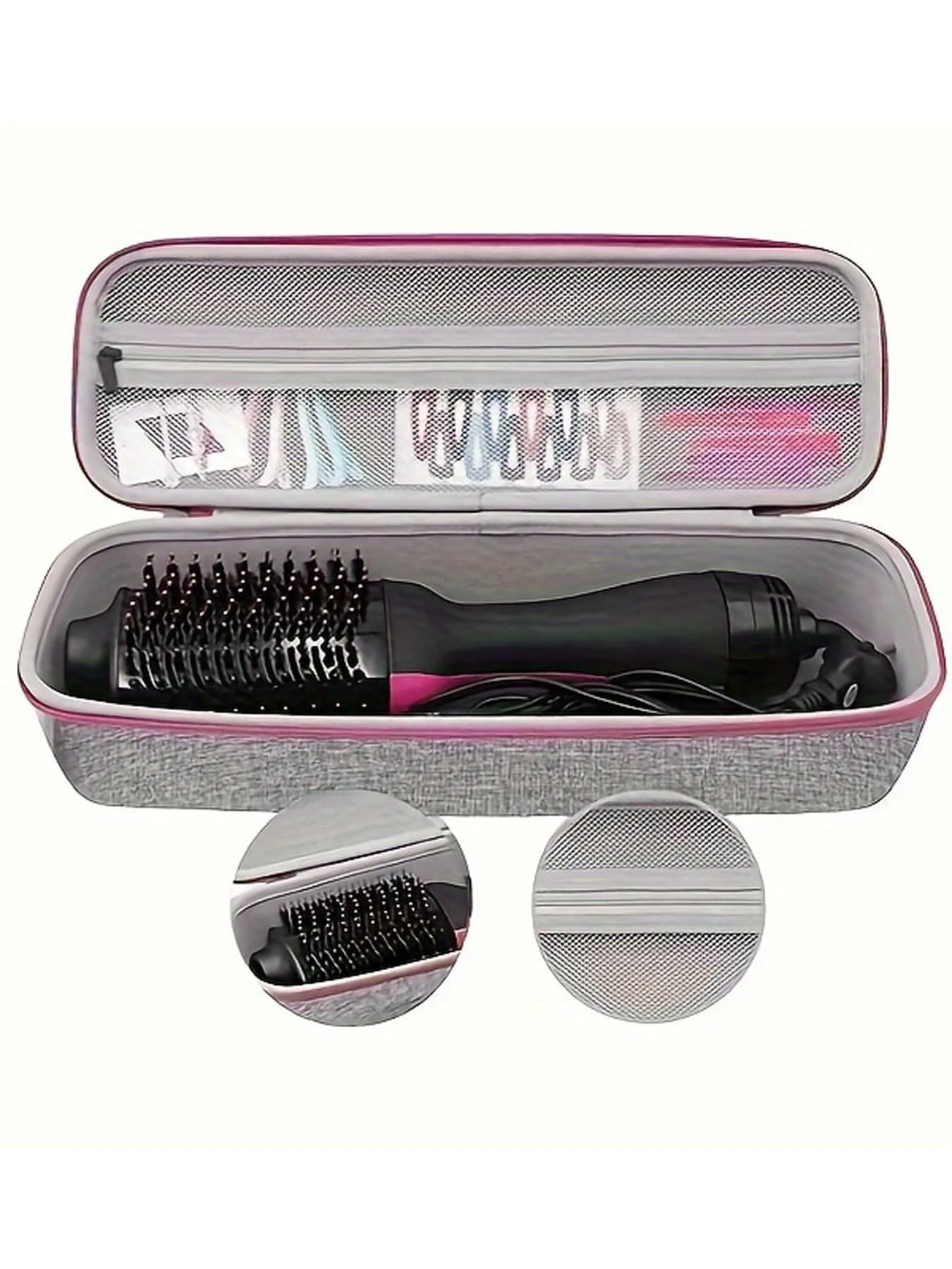 Hair Styling Tool Organizer Bag Shockproof Waterproof Case For Straightener Curler Hair Dryer Travel Toiletry Storage Pouch