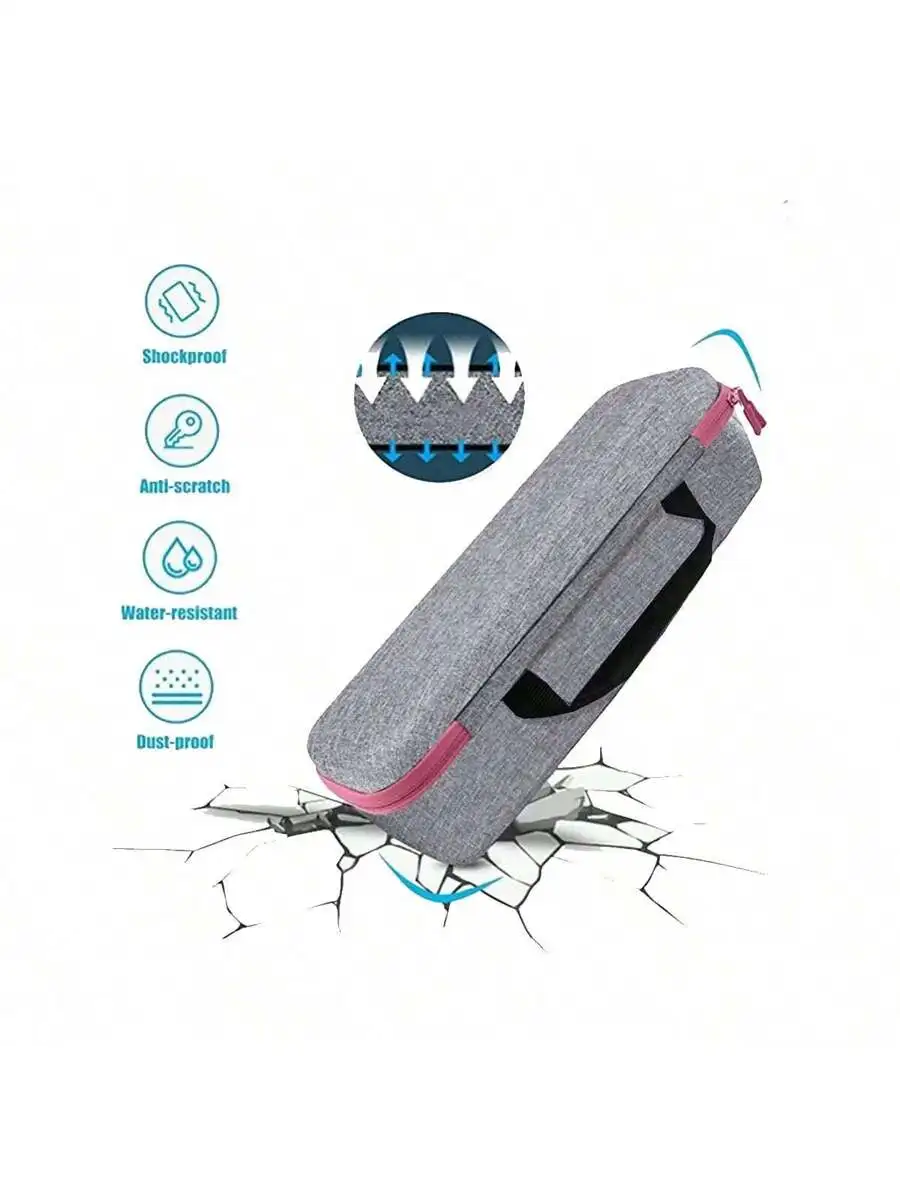 Hair Styling Tool Organizer Bag Shockproof Waterproof Case For Straightener Curler Hair Dryer Travel Toiletry Storage Pouch