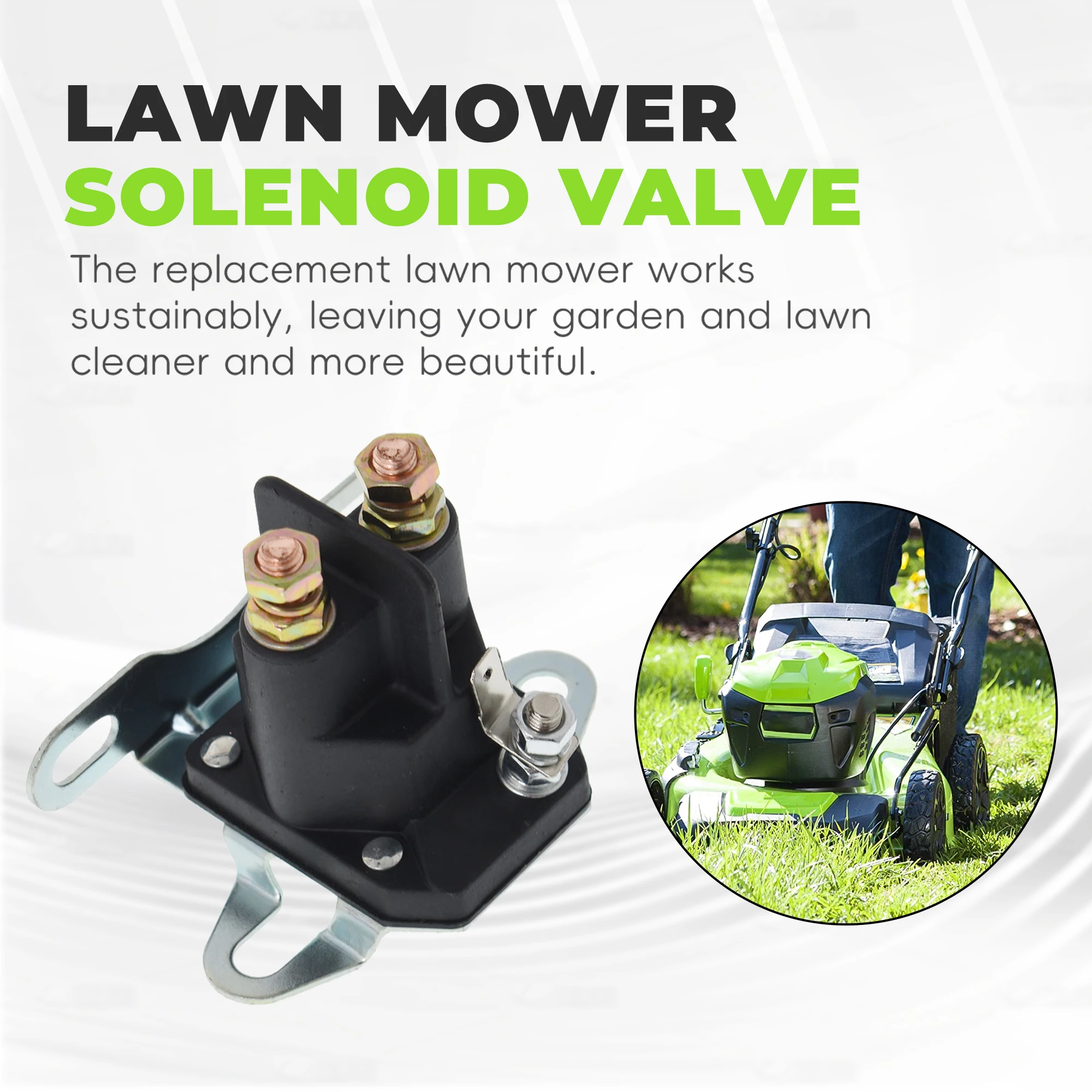 Lawnmower Electromagnetic Valve AM103290 Compatible with 725-0530 725-1426 924285 - Lawn Equipment Part