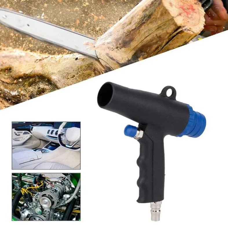 2 In 1 Air Vacuum Blow Gun Pneumatic Vacuum Cleaner Kit Air Vacuum Blow Gun Set