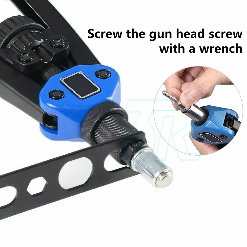 Nutsert Tool Heavy Duty Nutsert Gun M3-12 Nut Rivet Riveter Nutsert Kit Rivnut
