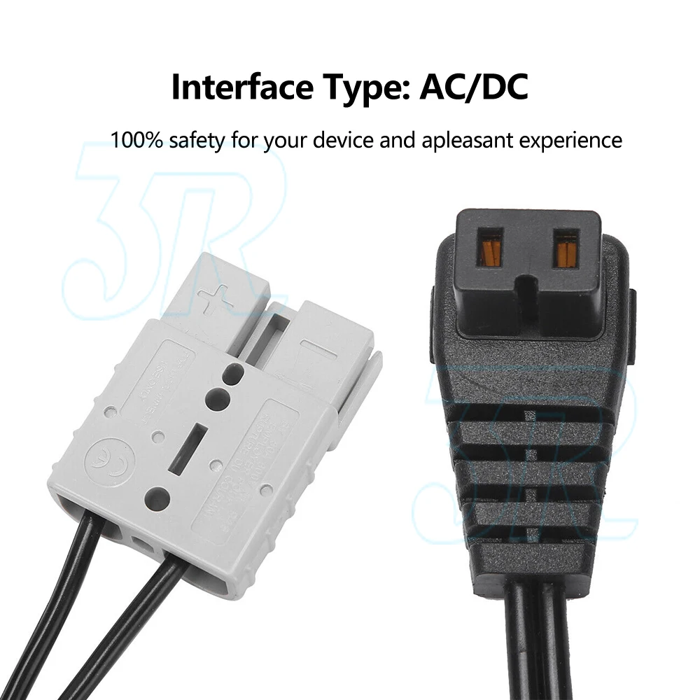 Power Cord Lead 12V Fridge Cable to Anderson Style Plug to Fit Waeco & Kings