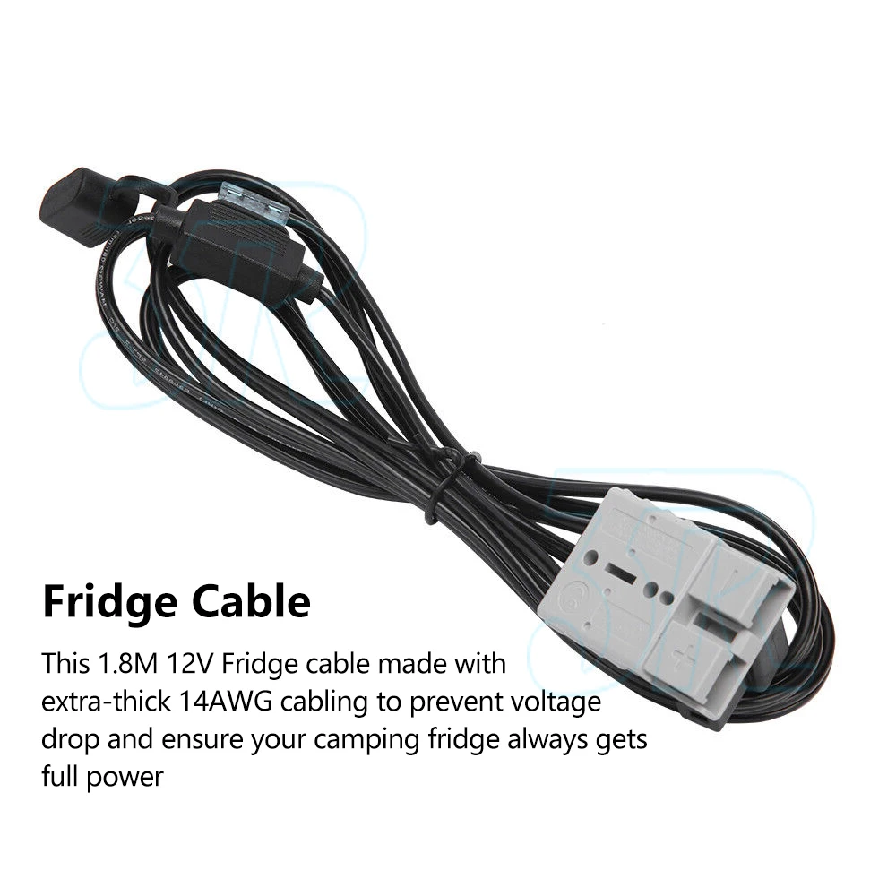 Power Cord Lead 12V Fridge Cable to Anderson Style Plug to Fit Waeco & Kings