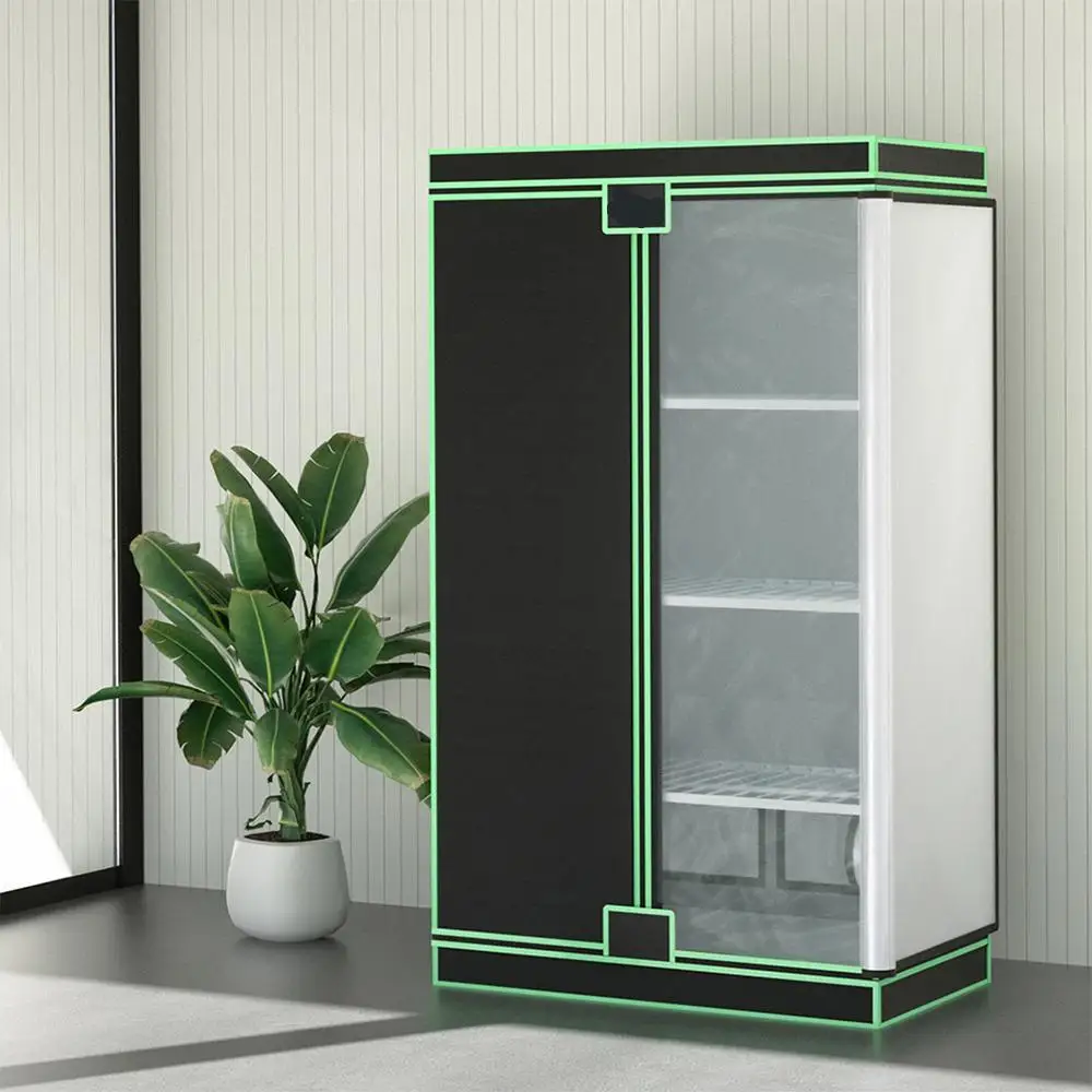 4 Tier Hydroponic Grow Tent Kit 100x60x180cm Indoor Plant Growing System with Shelves and Accessories