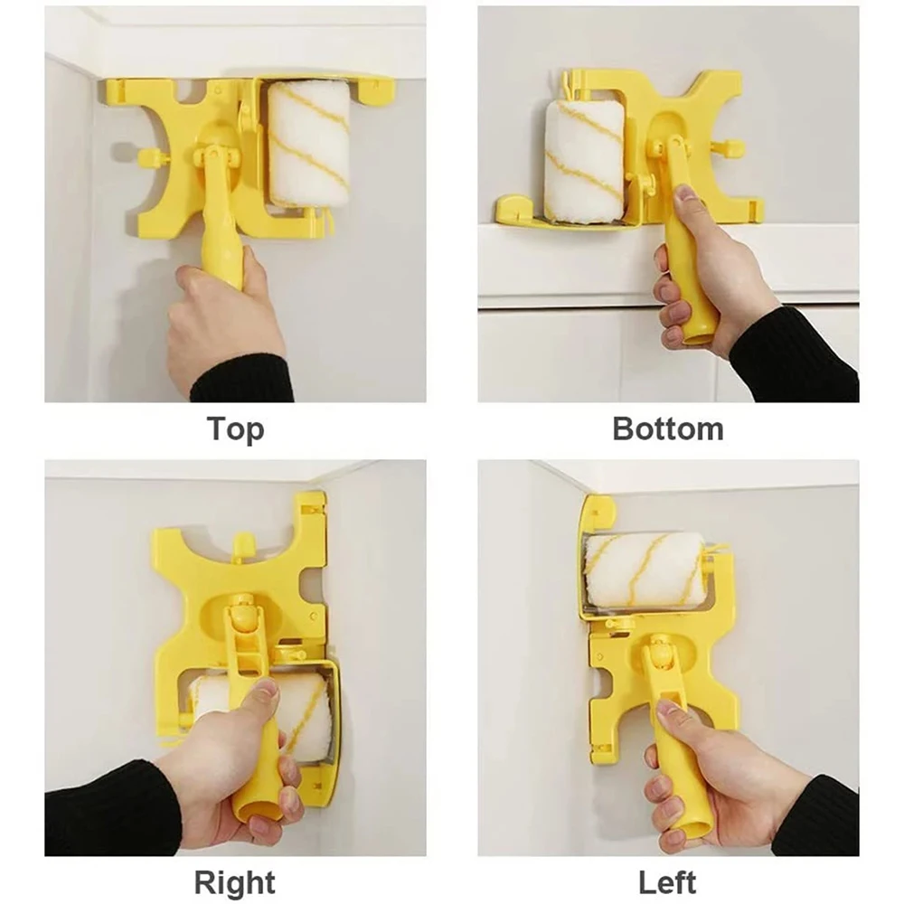 NEW Handheld Clean-Cut Paint Edger Roller Brush For Home Wall Ceilings Portable