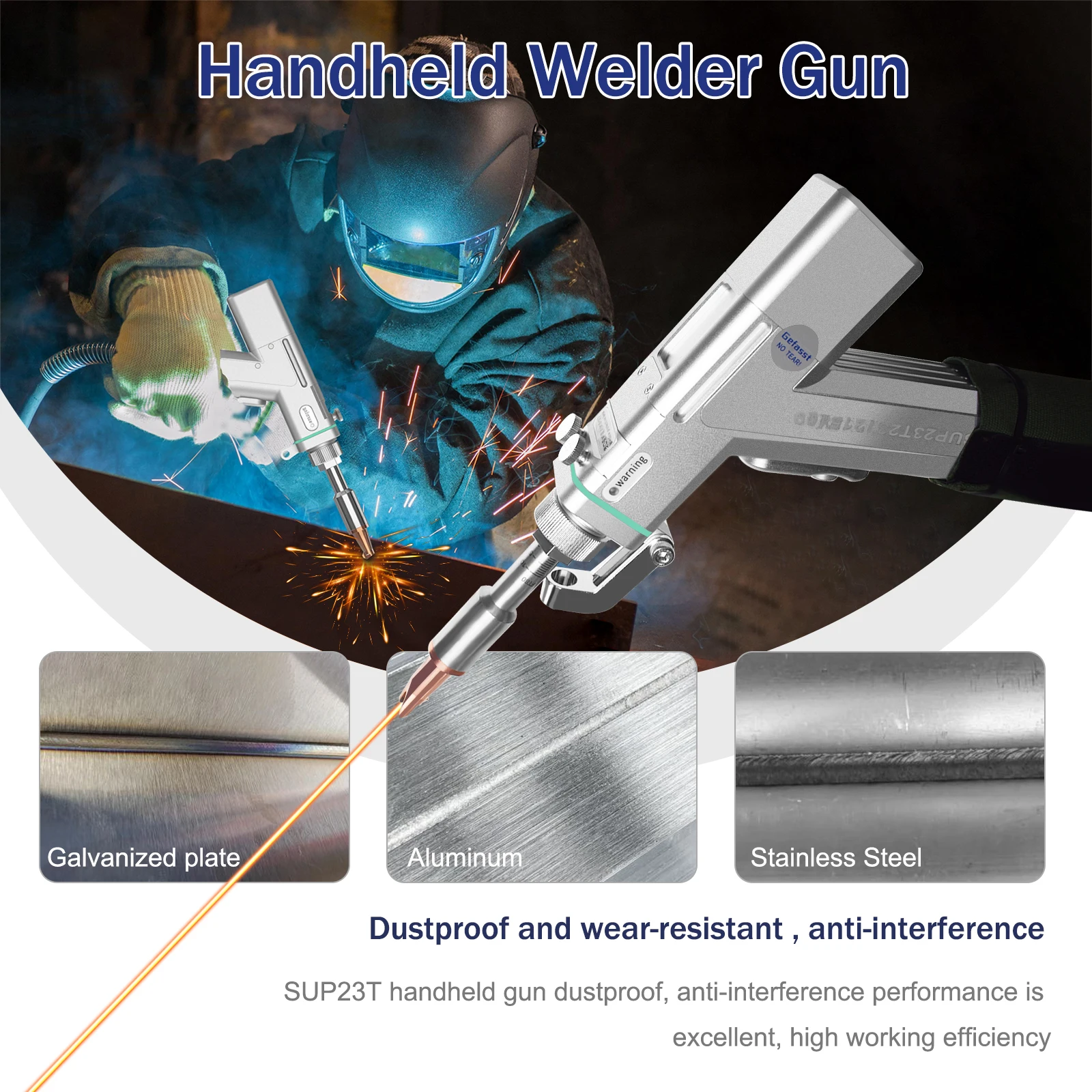 4 in1 Raycus 1500W Laser Welding 1.5KW Fiber Laser Welder SUP Welding Head for Metal Welding Cleaning Cutting Rust Remove