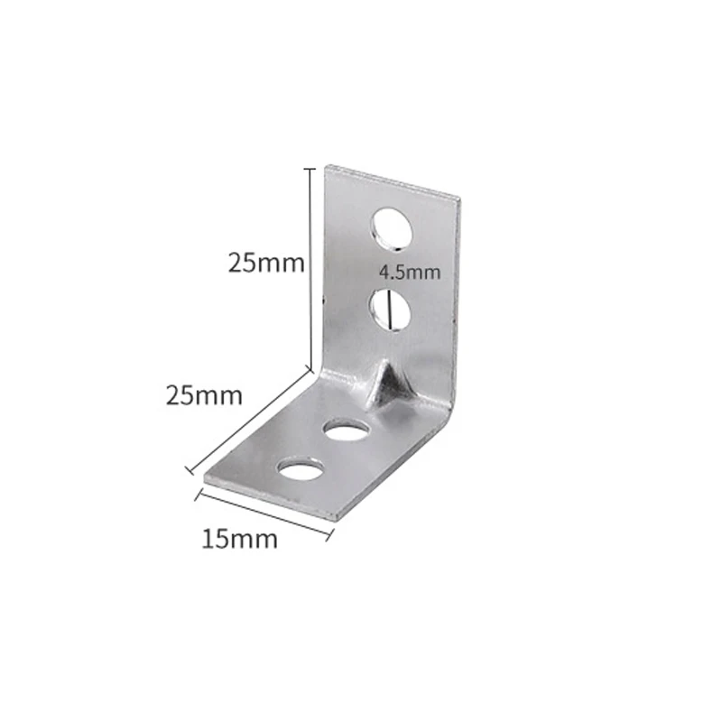 12pcs L-Shaped Corner Brackets Metal Corner Braces Drawer Shelf Wall Bracket Fixing Right Angle Corners Brace Furniture Hardware