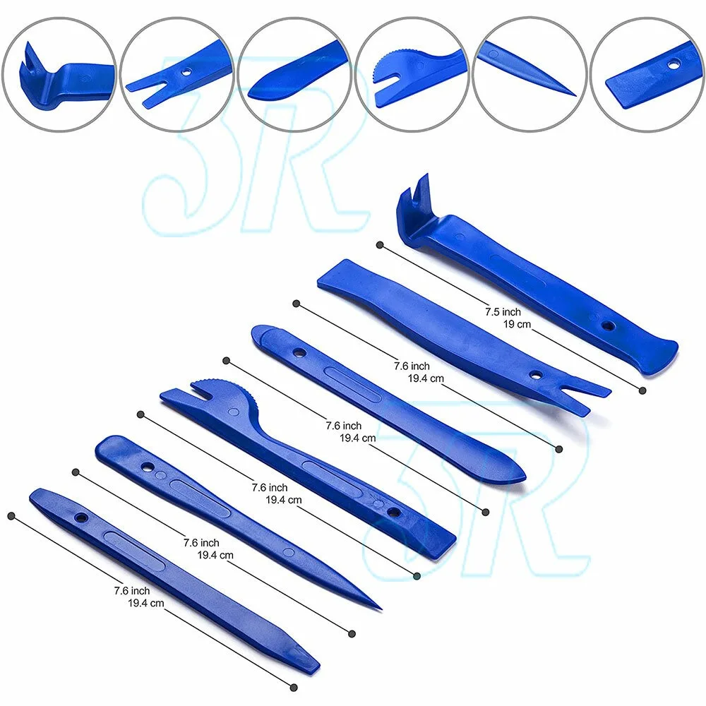 12pcs Car Trim Removal Tool Hand Kit Set Interior Door Panel Auto Dashboard Pryv