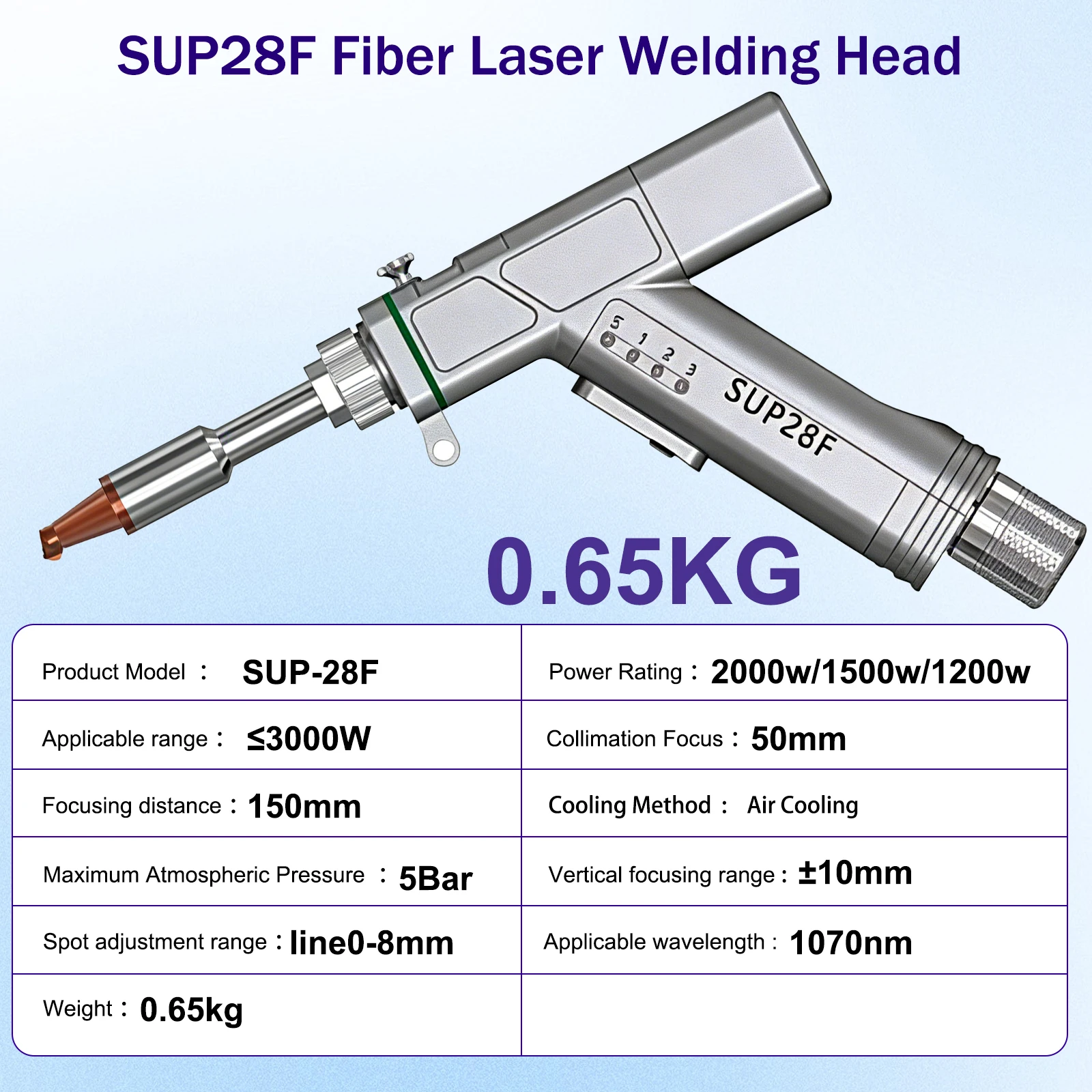 1500W Air Cooled Fiber Laser Welder 4 IN 1 Handheld Laser Welding Machine for Metal Welding Cleaning Cutting Weld Seam Cleaning Stainless Steel Aluminum