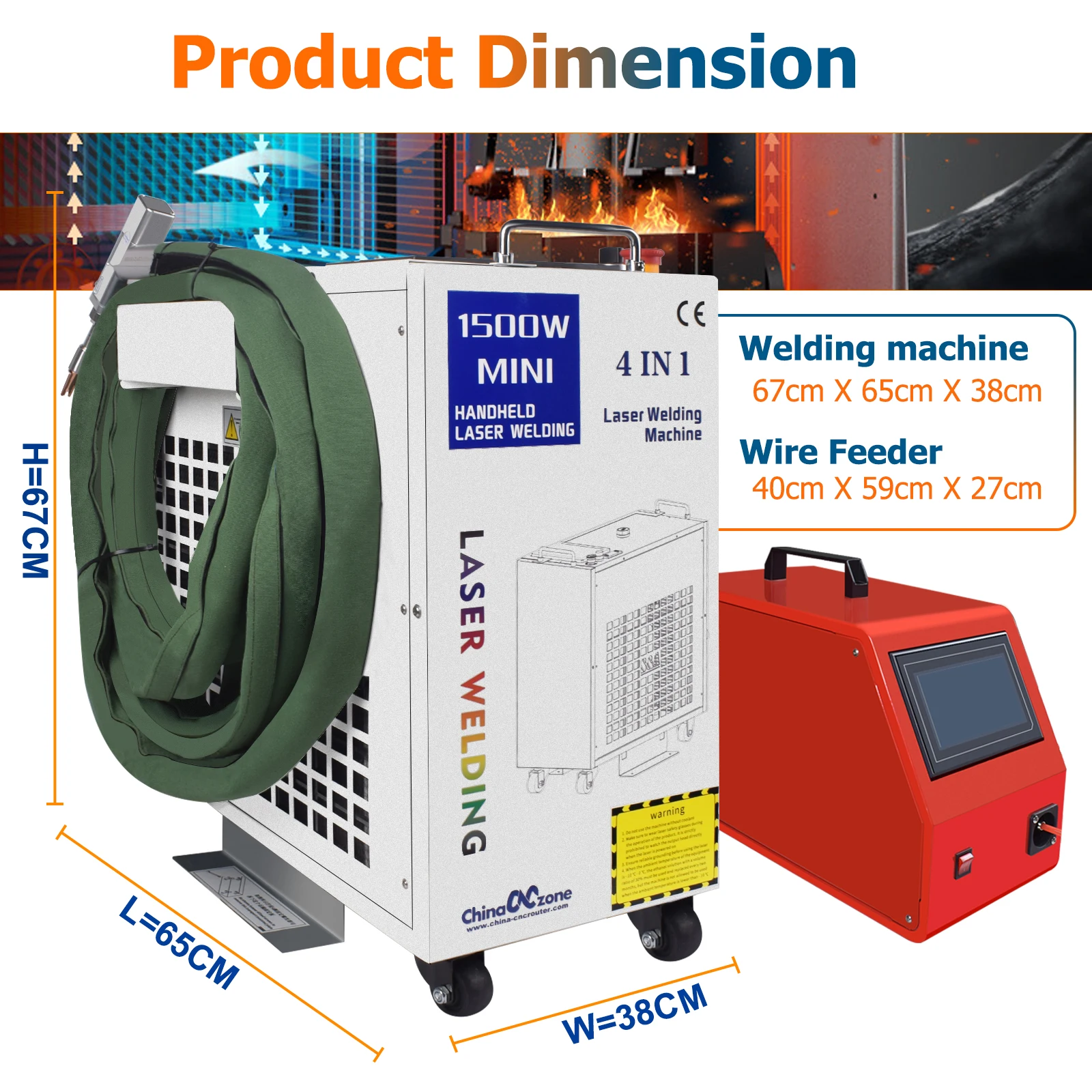 BWT 1500W Laser Welding Machine Metal SUP28T laser head Cutting Weld Seam Clean Machine Laser Rust clean
