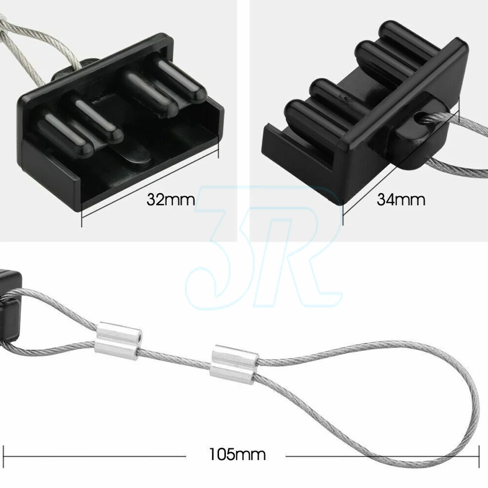 4pcs Dust Cap Black Anderson Plug Cover Style Connectors 50AMP Battery Caravan