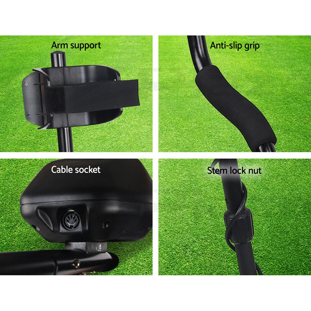 PORIYA 400mm Deep Sensitive Metal Detector KITS Searching Gold Digger Treasure Hunter