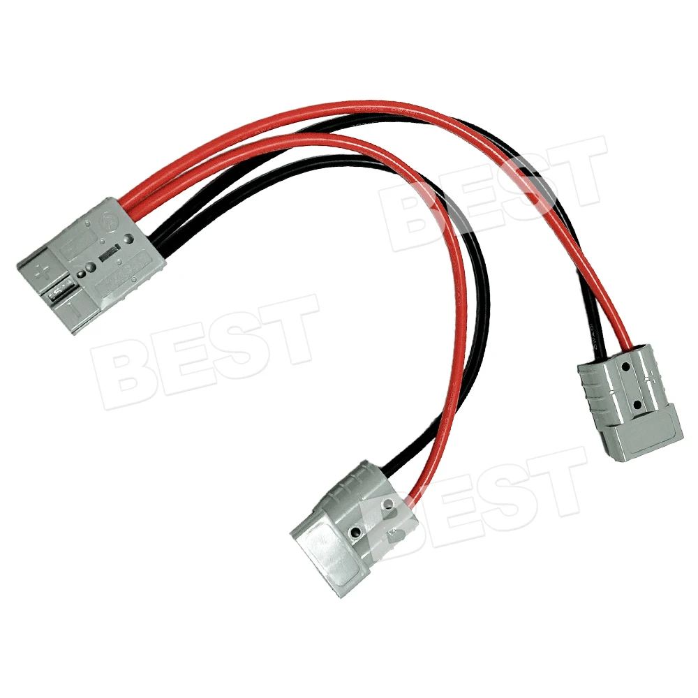 50 Amp Anderson Plug Connector Double Y Adaptor 1 to 2 6mm Automotive Cable AU