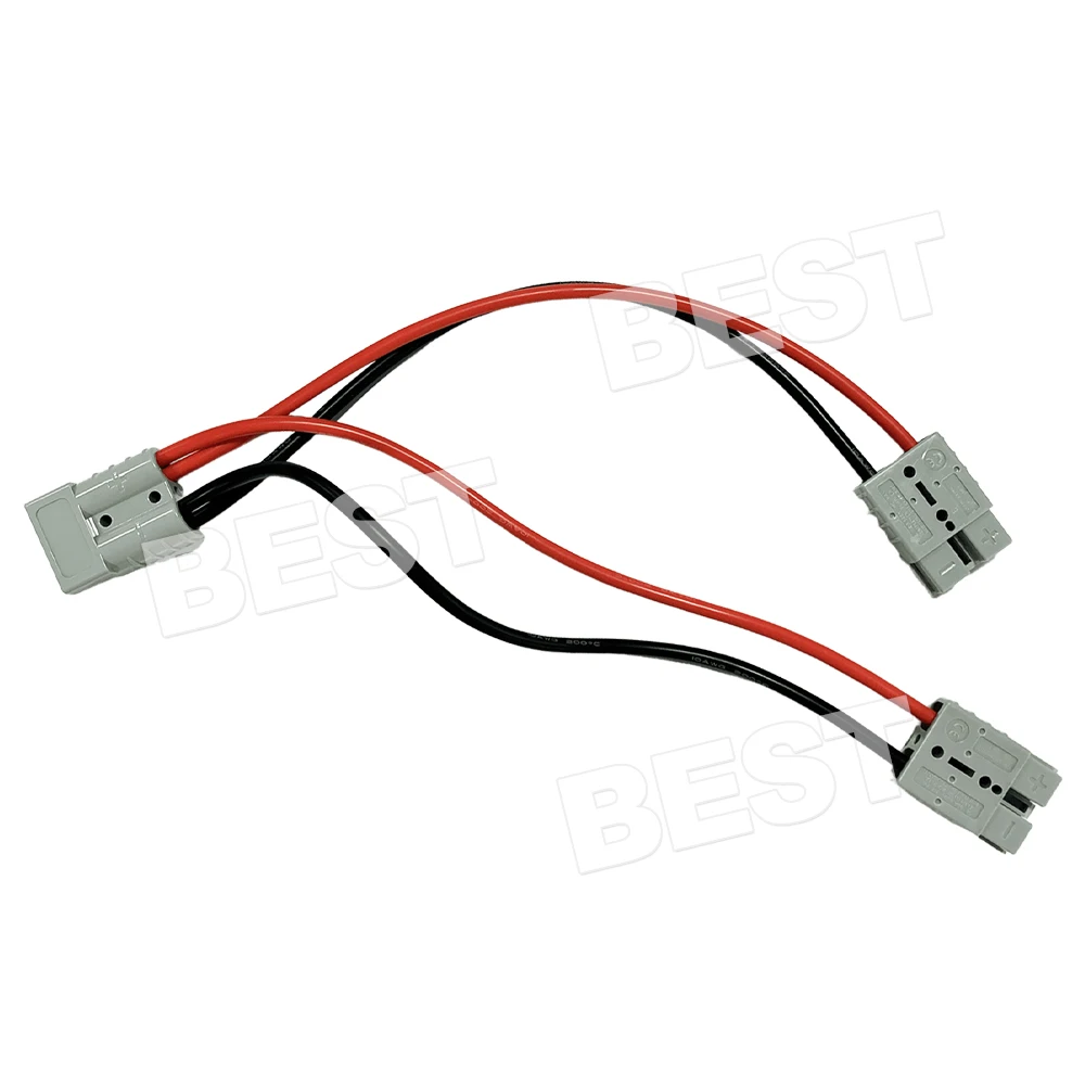 50 Amp Anderson Plug Connector Double Y Adaptor 1 to 2 6mm Automotive Cable AU
