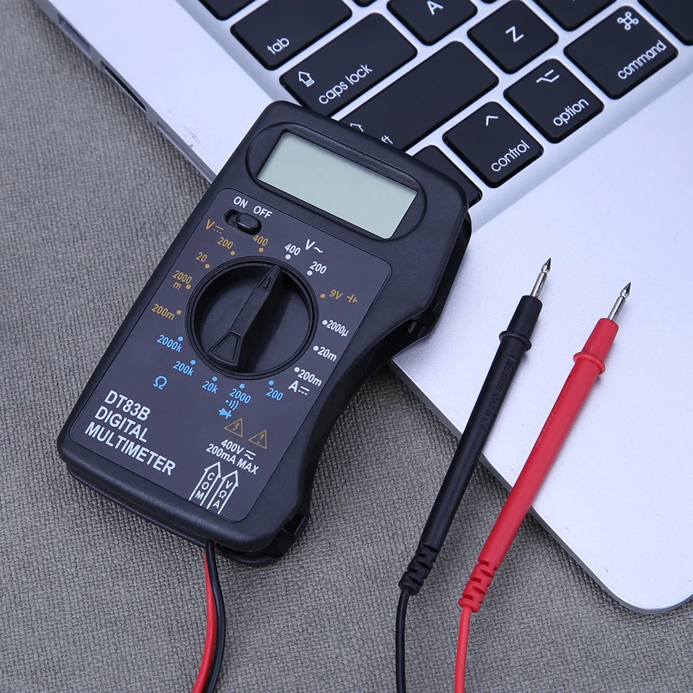 Portable Digital Multimeter Ultra Thin Multifunctional Capacitance Meter High-precision Auto Range for Electrician Supplies