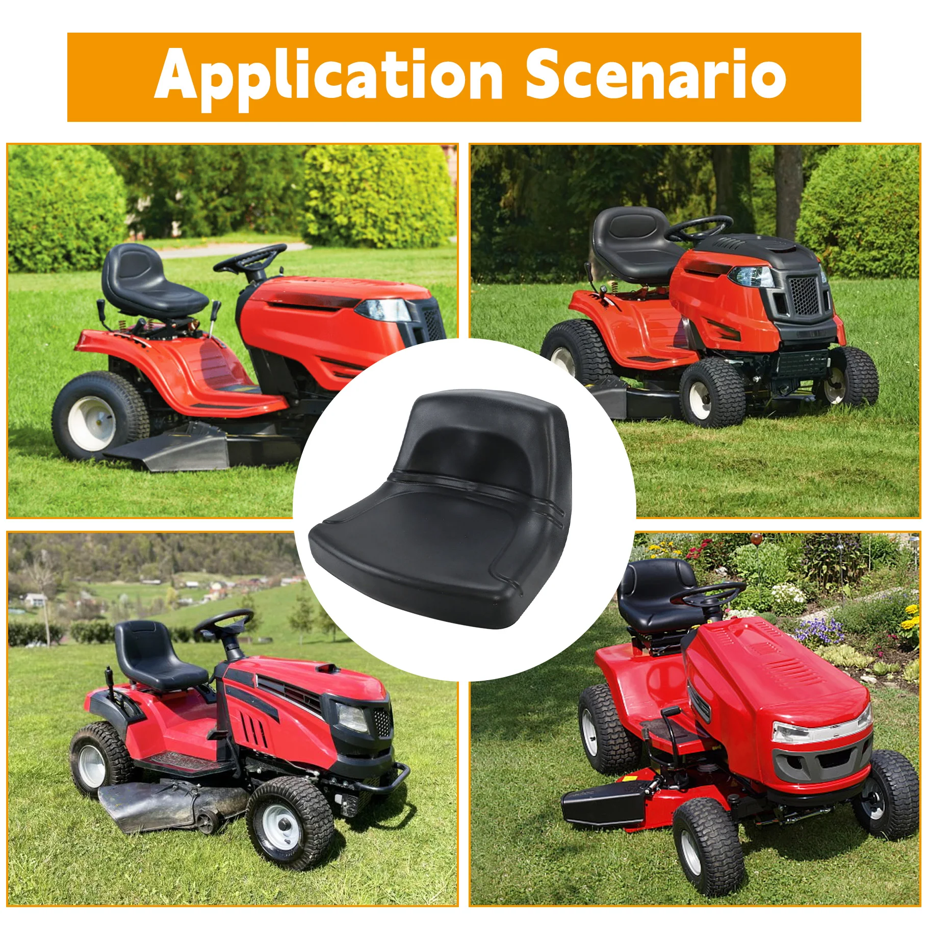 High Back Lawn Mower Garden Tractor Seat Replacement for Toro Replacement for MTD Mowers