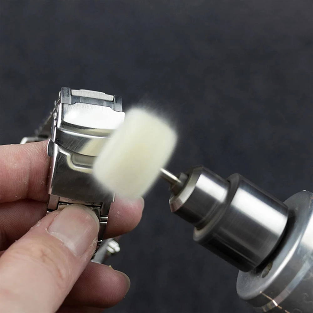 10pcs Cotton Wheel Polishing Buff Buffing Brush  Polish Rotary Drill Bit AU