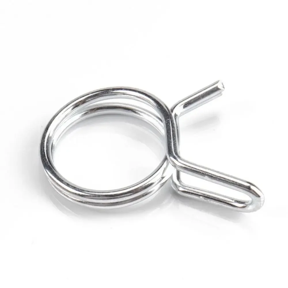 10Pcs Set Stainless Steel Spring Hose Clamps Universal Sealing Pipe Tube Clips Practical Hardware Fasteners