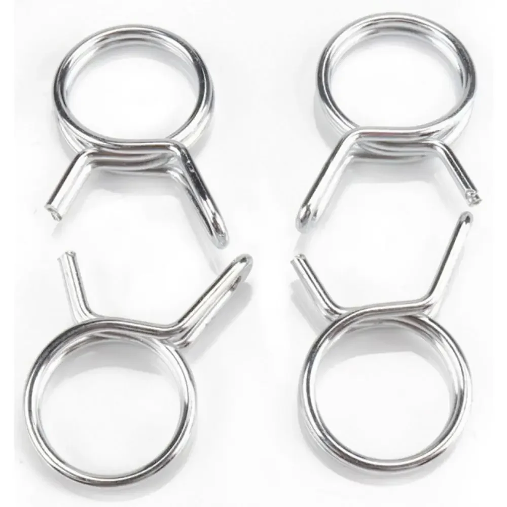 10Pcs Set Stainless Steel Spring Hose Clamps Universal Sealing Pipe Tube Clips Practical Hardware Fasteners