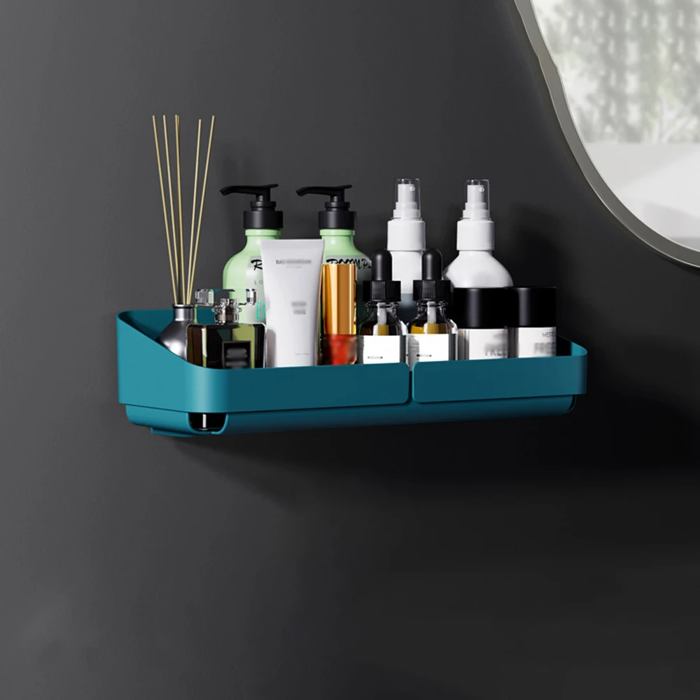 Bathroom Corner Shower Shelf Shampoo Soap Holder Storage Rack Organiser Caddy