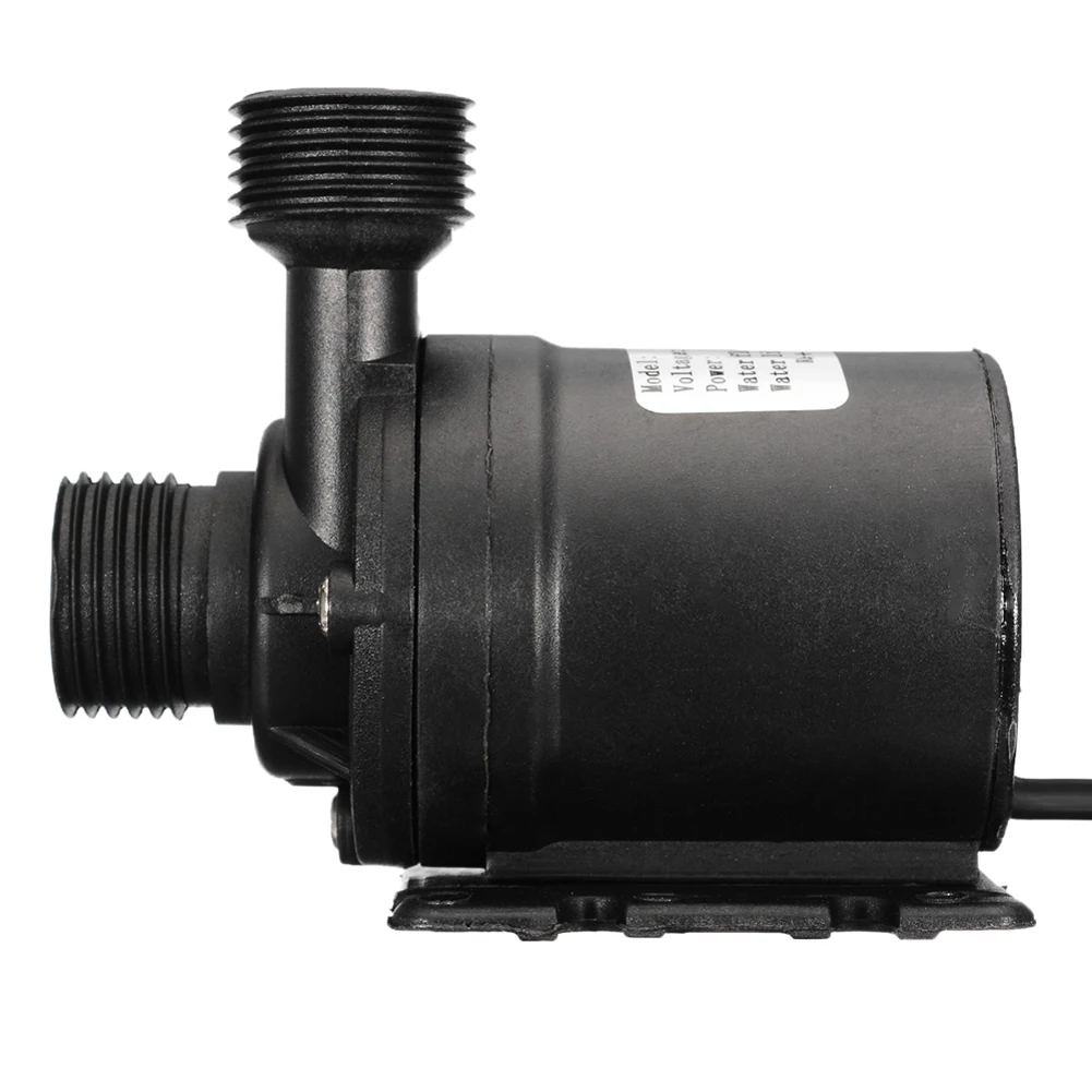 DC 12V/24V Submersible Water Pump Waterproof Water Immersion Pump 5.5 M Brushless Motor for Cooling System Fountains Heater