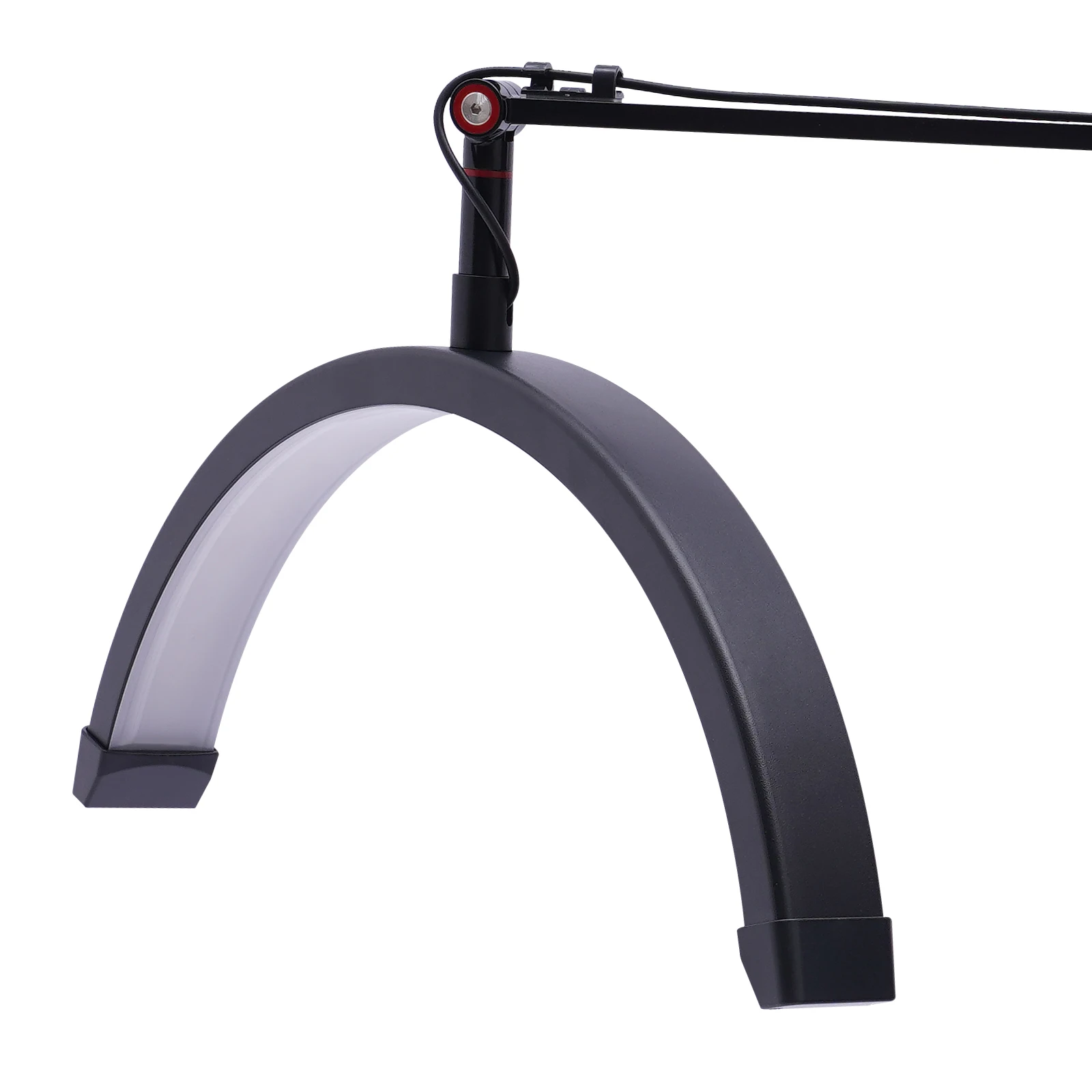 Adjustable LED Beauty Moon Light -1800LM,Tri-Color Warm/Natural/Daylight, 360° Rotatable, Height-Brightness Adjustable for Salon
