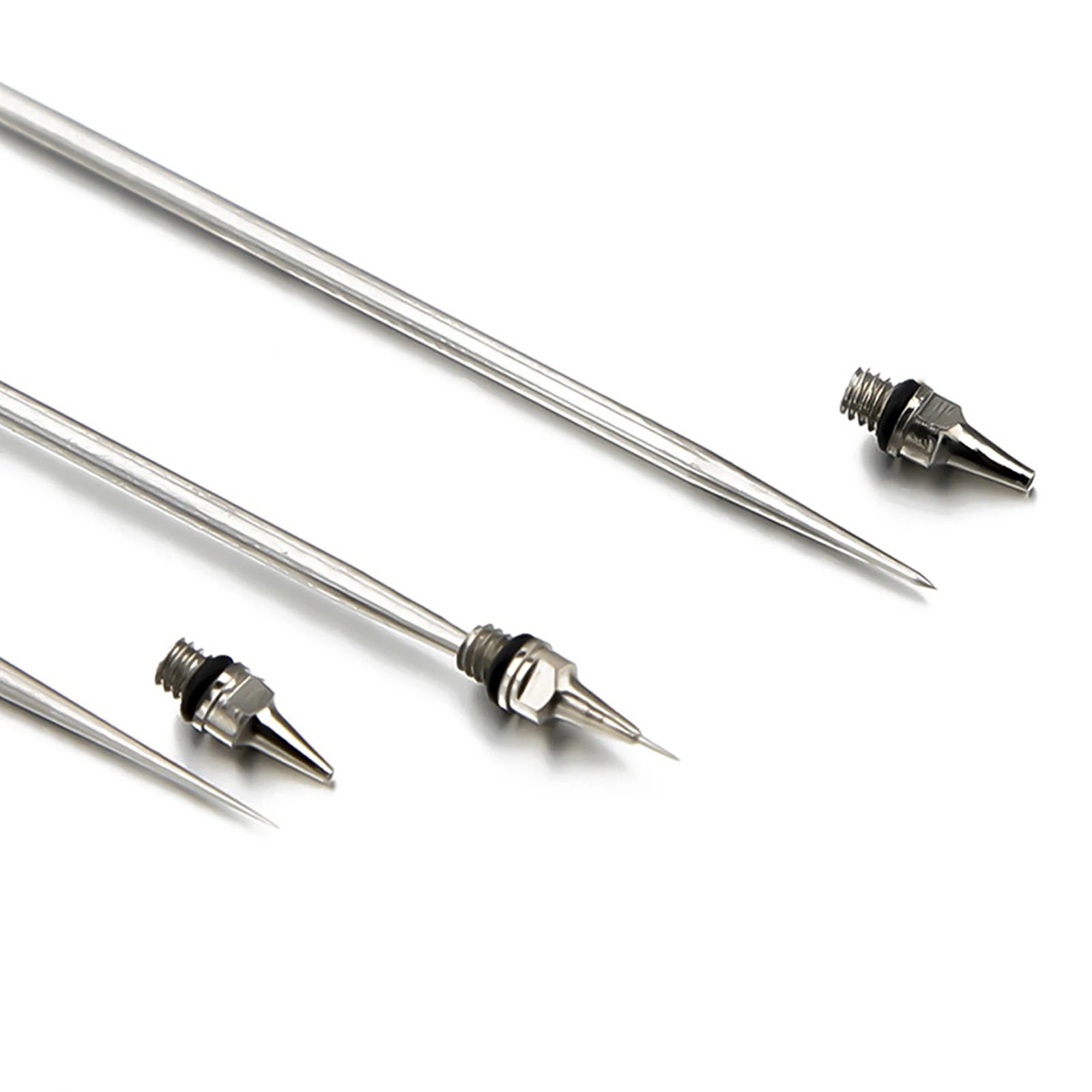 3Pcs 0.2mm 0.3mm 0.5mm Airbrush Nozzle Needle Repair Tool Kit For Multi Type Airbrushes Spray Gun Air Brush Accessories Replace