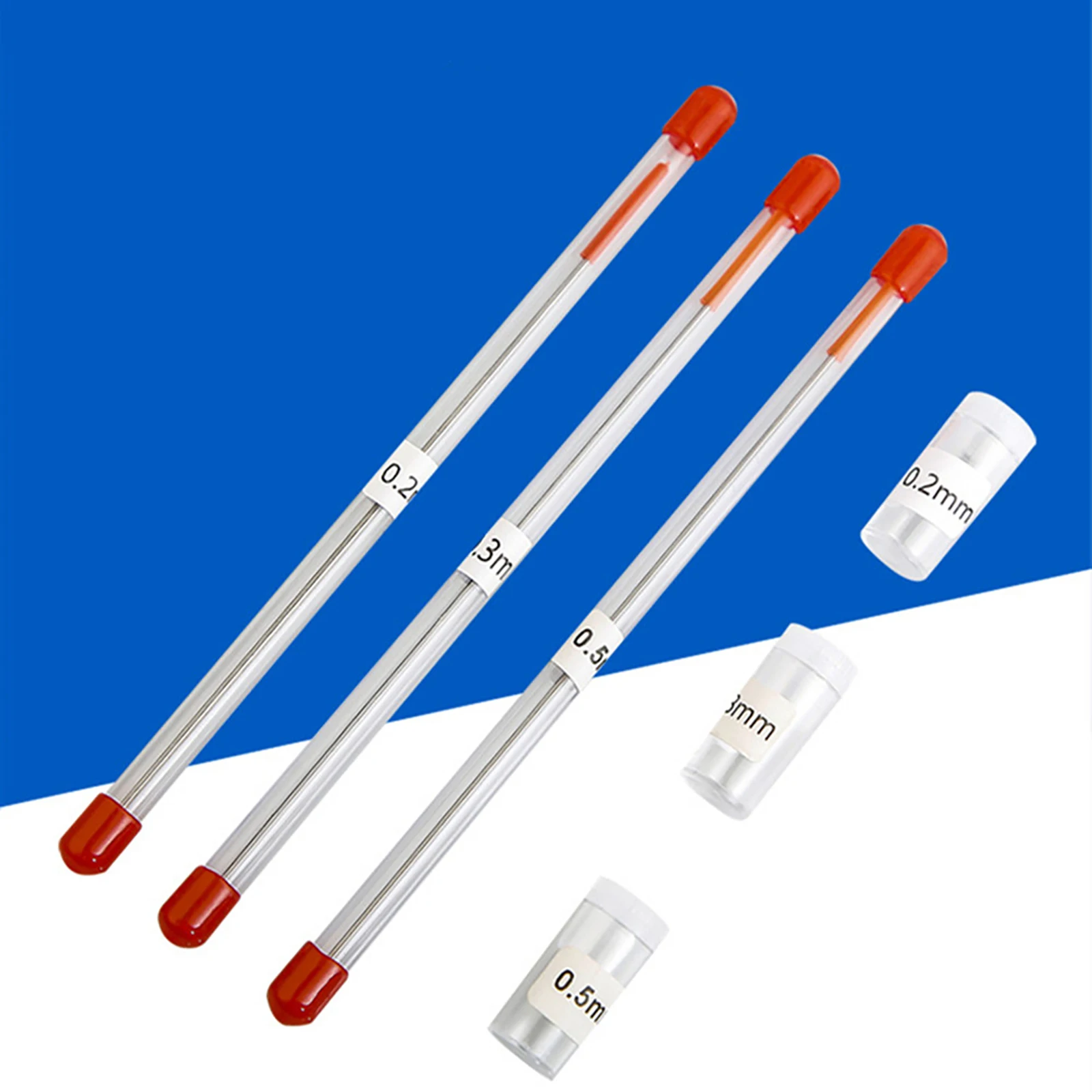 3Pcs 0.2mm 0.3mm 0.5mm Airbrush Nozzle Needle Repair Tool Kit For Multi Type Airbrushes Spray Gun Air Brush Accessories Replace