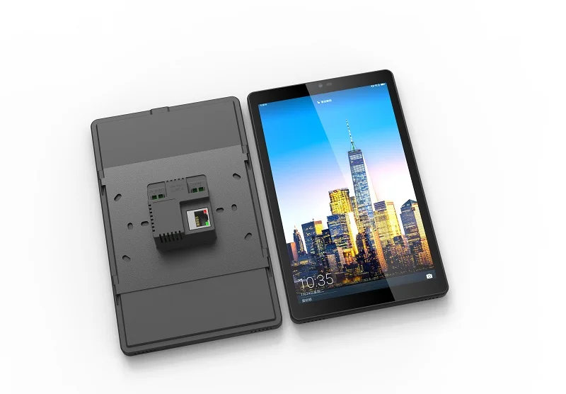 2026 YC-SM08P Cheap Price Poe RJ45 Wifi 8 Inch in Wall Industrial Android Tablet Support 86 Size Wall Box Smart Home Panel