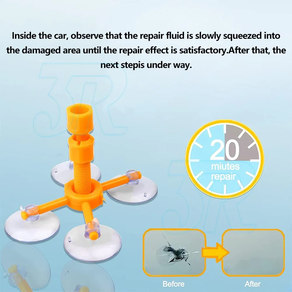 Car Fix Tool Wind Glass Chip Windscreen Repair Kit Windshield Resin Cracked