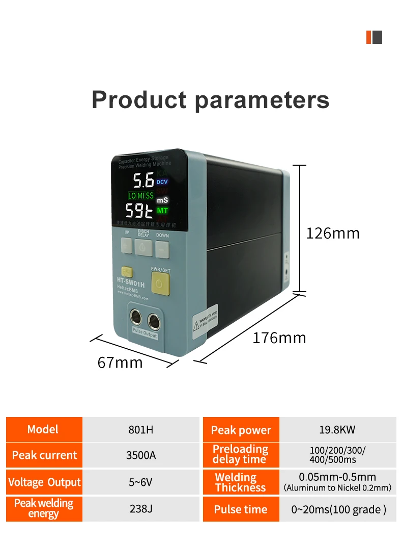 21KW36KW42KW Capacitor Storage Battery Spot Welding Machine/Portable Small Spot Welder Tools LED Digital Display 0.5mm Thickness