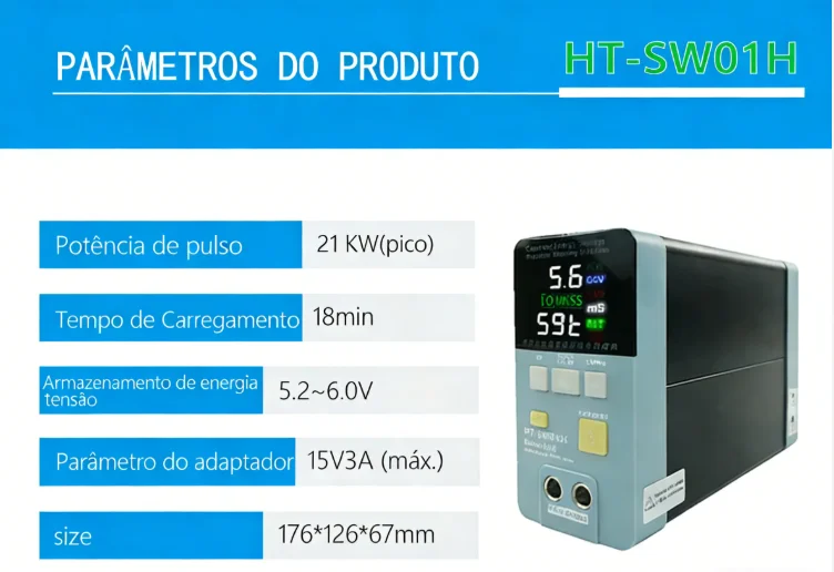 21KW36KW42KW Capacitor Storage Battery Spot Welding Machine/Portable Small Spot Welder Tools LED Digital Display 0.5mm Thickness