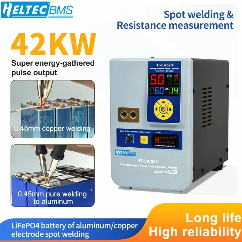 21KW36KW42KW Capacitor Storage Battery Spot Welding Machine/Portable Small Spot Welder Tools LED Digital Display 0.5mm Thickness