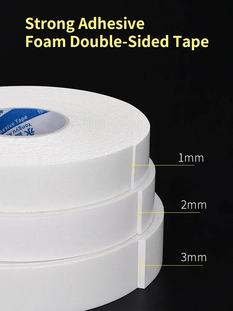 White Strong Adhesive Double-Sided Foam Tape Sealed Waterproof Fixed Installation Wall Anti-Collision Door And Window Sound