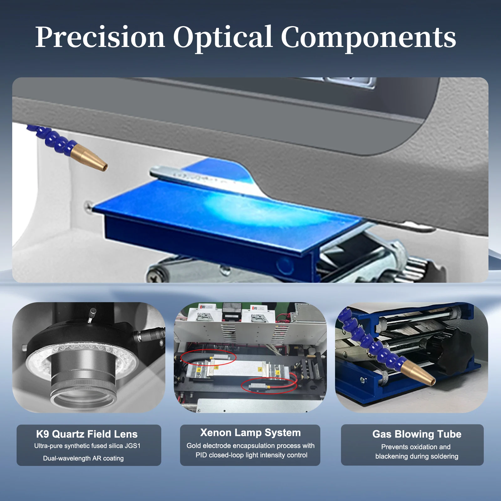 200W Spot Welding Machine Micro Precision 18X magnification Jewelry Solder Welder CCD control Microscop