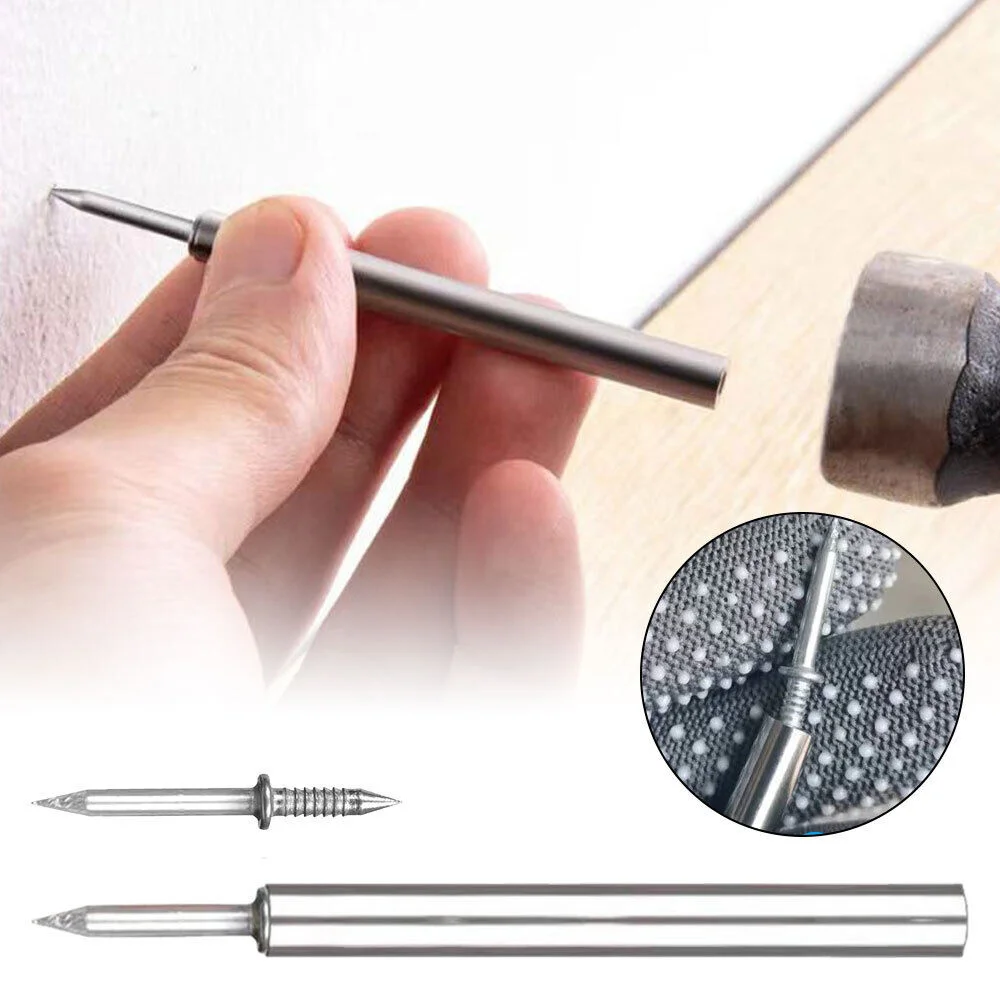 5 sets (51pcs/set) Double-Head Skirting Thread Seamless Nail Double-Headed Nails No Trace
