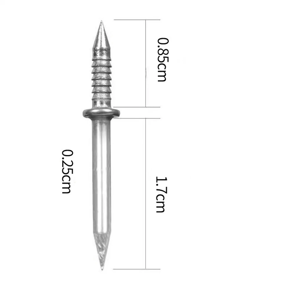 5 sets (51pcs/set) Double-Head Skirting Thread Seamless Nail Double-Headed Nails No Trace