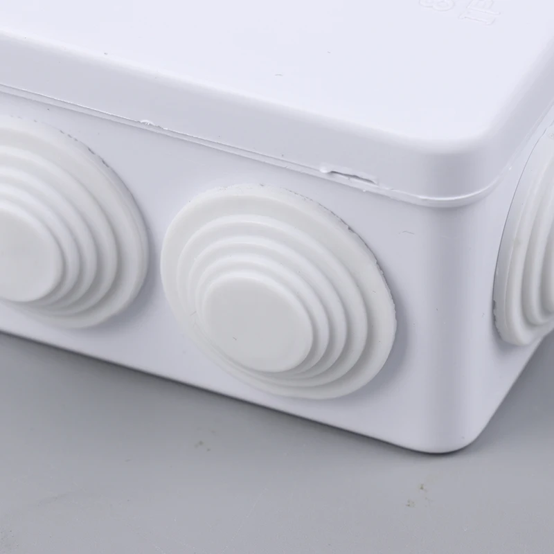 White Connection Cable Branch DIY Waterproof IP65 Power Case Junction Box Indoor Wire Shell Electric Control Boxes
