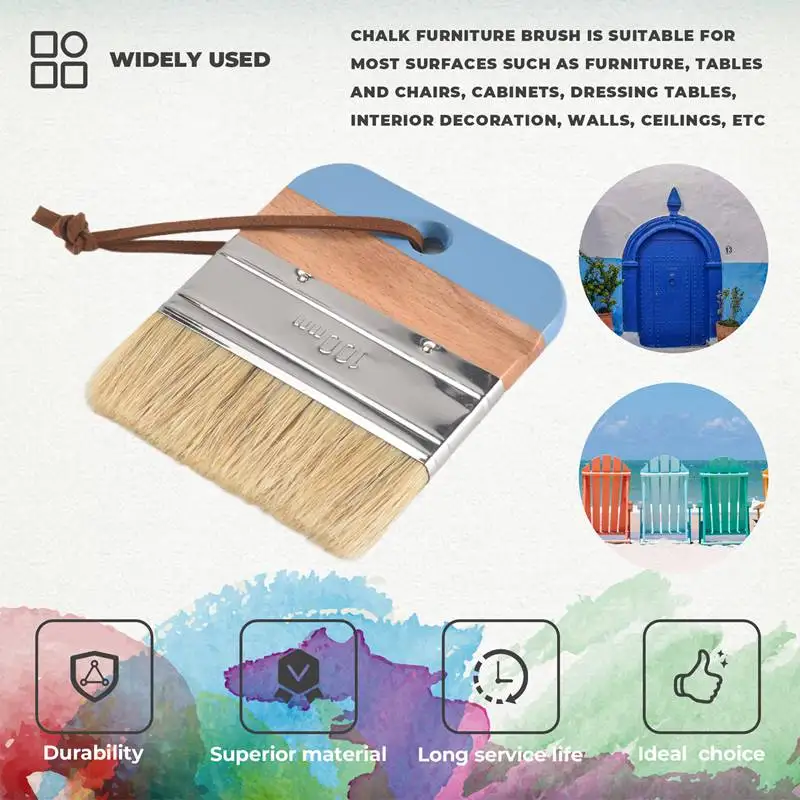 Brush For Acrylic Painting Bristle Stencil Brushes For Wood Furniture Home Decor