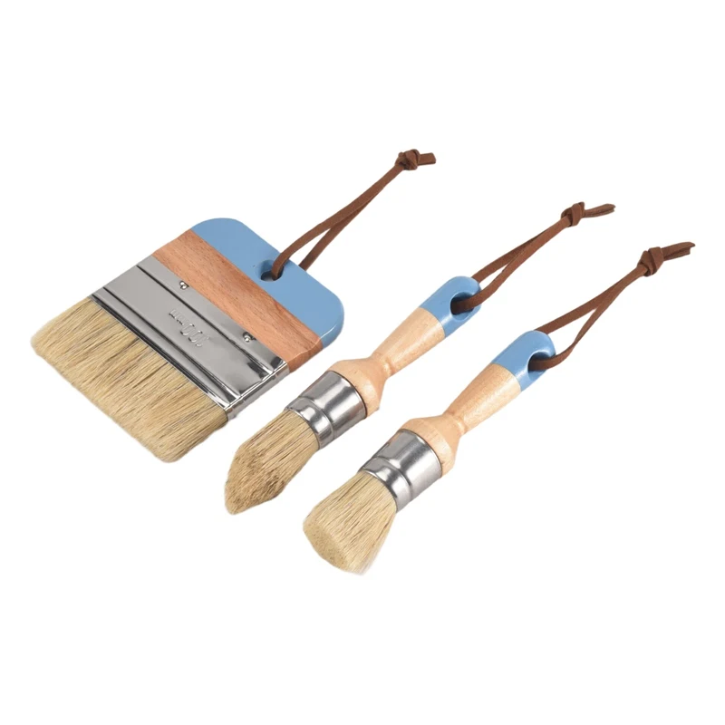 Brush For Acrylic Painting Bristle Stencil Brushes For Wood Furniture Home Decor
