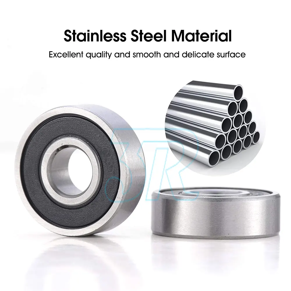 10/20/30x Rubber Sealed Miniature Ball Bearings Deep Groove Bearing 8x22x7mm 608RS