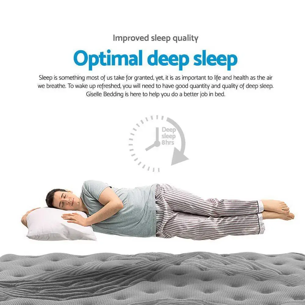 34cm Single Mattress Bamboo Fiber Cover Breathable Soft Stretch Fitted Bed Protector Dustproof Washable No Digital Changes