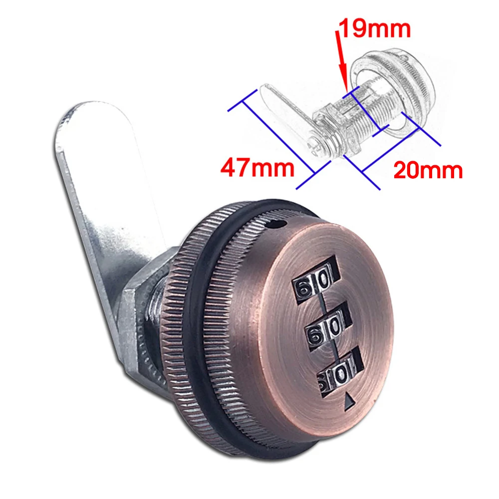 Combination Cam Lock Cabinet Keyless Drawer Digital Code For Mail Box AU Safe AU